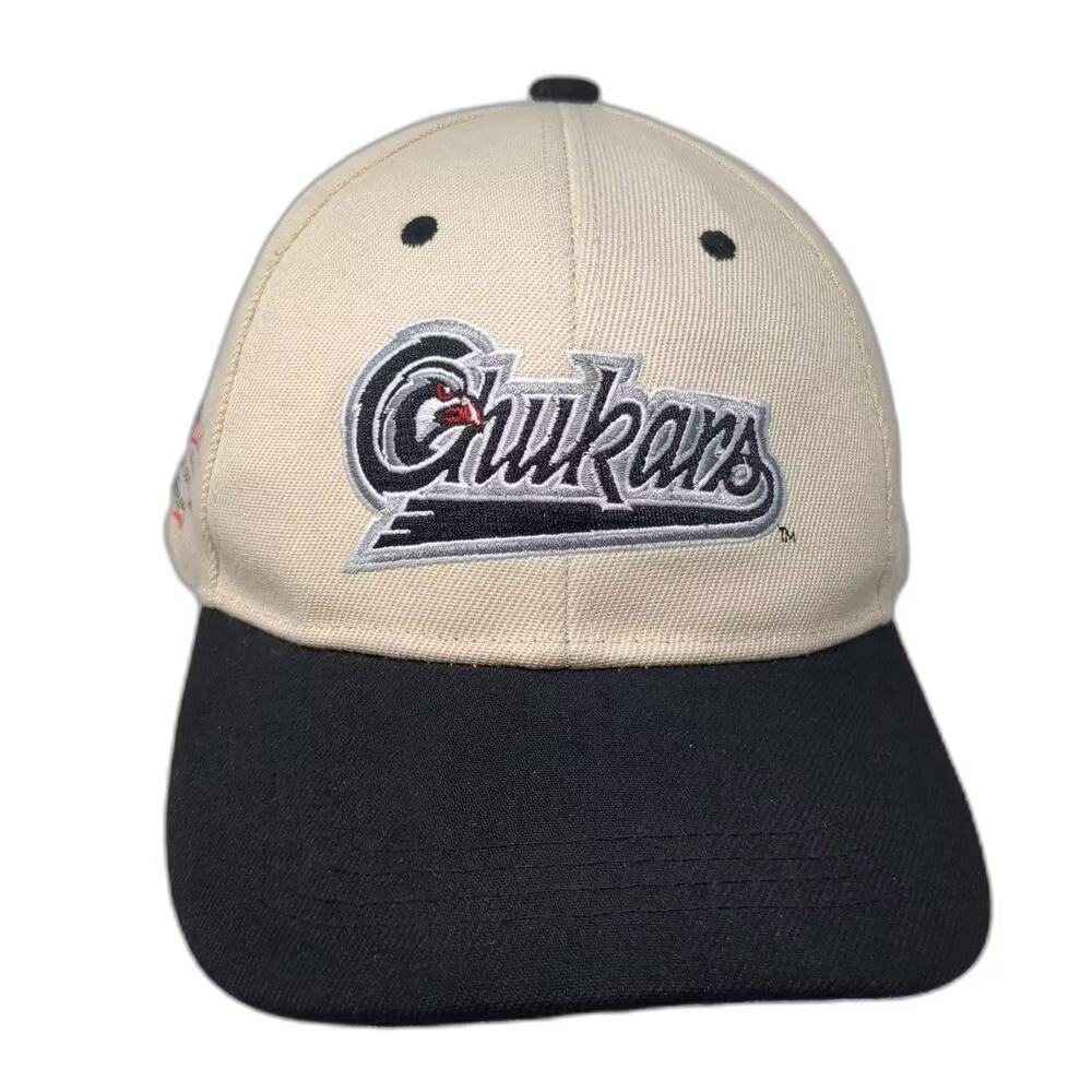 Idaho Falls Chukars Cap BWM Global Beige Black OSFA 2023 Season Ticket Holder